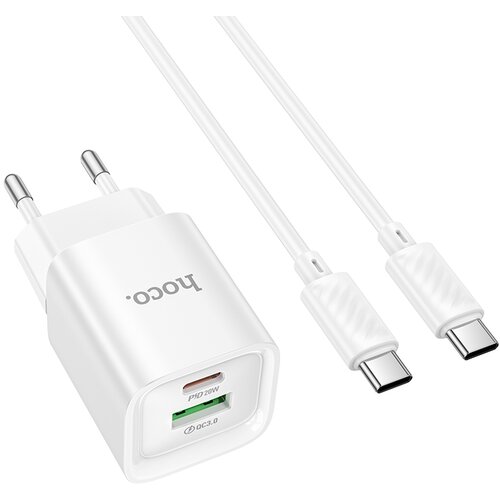hoco. C147A PUNJAČ PD20W+QC3.0 SA KABLOM (C-C) BIJELI Cijene