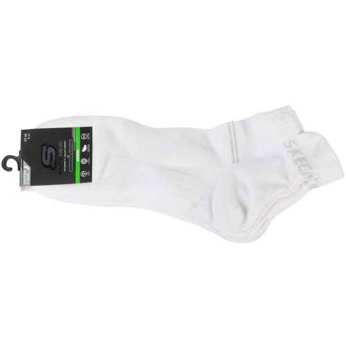 Skechers &amp;Scaron;portne nogavice 3PPK Bamboo Mesh Quarter Socks Bela Slike