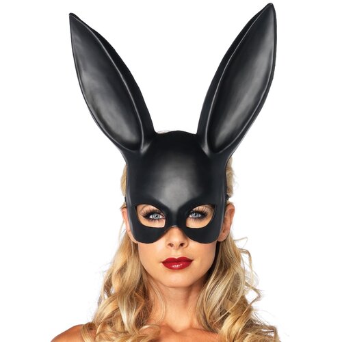 Leg Avenue Masquerade Rabbit Mask 2628 Black Slike