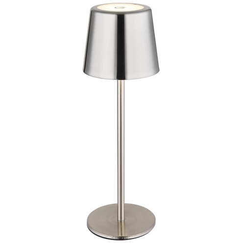 Globo 58482N-LED Stona lampa VANCOUVER, prigu&amp;scaron;iva, dodirno upravljanje, punjiva, 2W/3,7V 2200mAh, sjajni hrom Slike