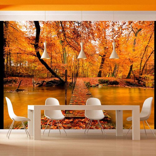  Tapeta - Autumn bridge 350x270 Slike
