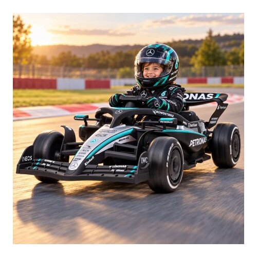  Dečija Formula Mercedes-Benz Petronas A1 Formula Team Crna (12V) ( SM-26404CC ) Slike