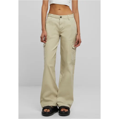 UC Ladies Ladies High Waist Straight Denim Cargo Pants offwhite raw