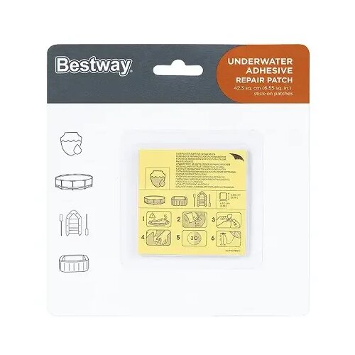 Bestway samolepljive zakrpe za popravku bazena Slike
