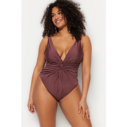 Trendyol Ženski kupaći kostim TBBSS23AM00005/Brown Cijene