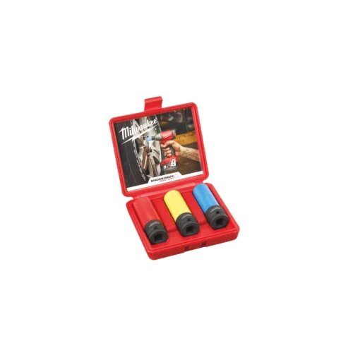 Milwaukee 3-dijelni set nasadnih ključeva 1/2″ za aluminijumske felge Cijene