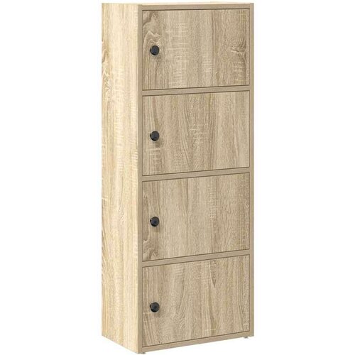 VidaXL Regal za knjige boja hrasta 40x24x102 cm od konstruiranog drva Slike