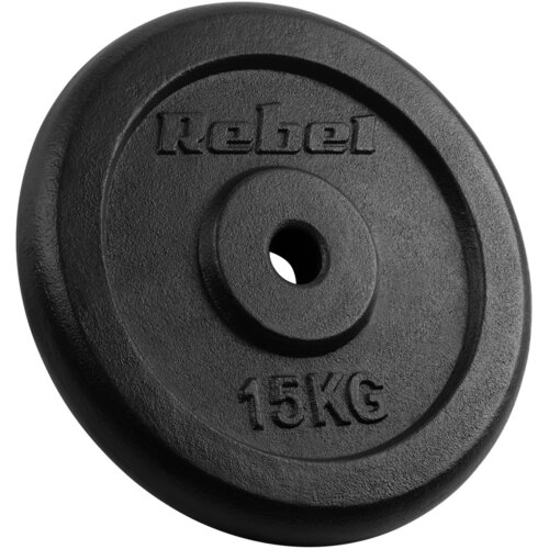 Rebel Active set utega od lijevanog željeza 2x15kg, rupa 31mm, klasična ploča Slike