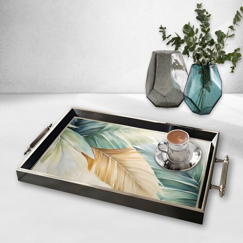 Aberto Design Poslužavnik TPG9815 50 x 29 x 3.5 cm, Šareni Cene