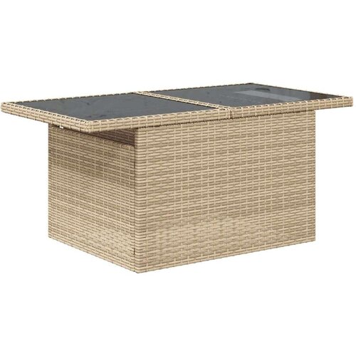 vidaXL 5-dijelni vrtni set sofa s jastucima bež od poliratana Cijene
