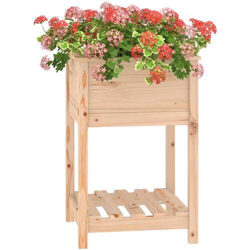  Sadilica s policom 54x54x81 cm od masivne borovine Slike