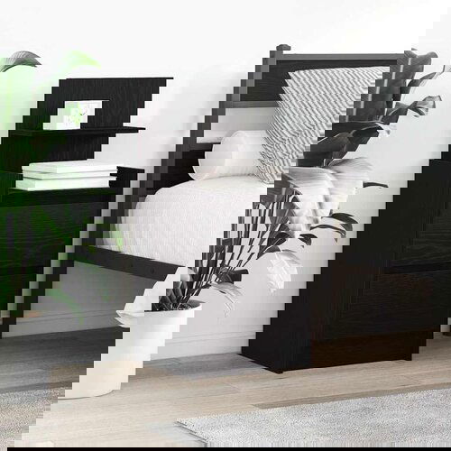 VidaXL Noćni ormarići s 2 ladice 2 kom crni 38x34x80 cm Slike