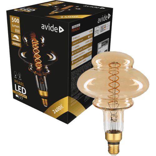 Avide Sijalica, LED 8W, E27 &amp;ndash; Jumbo Amber 8W E27 Slike