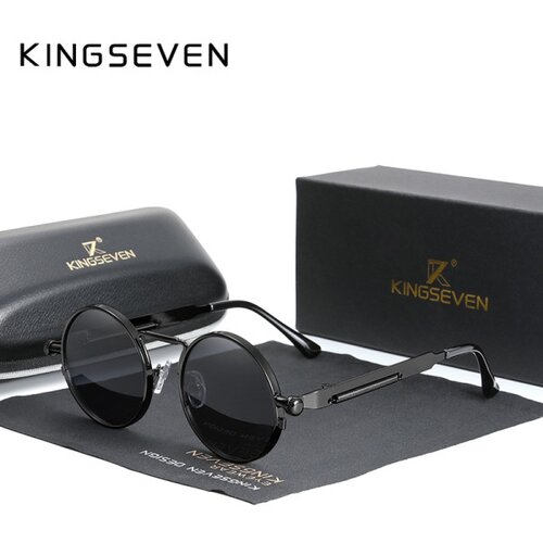 KINGSEVEN Muške naočare za sunce N7579 crne Slike
