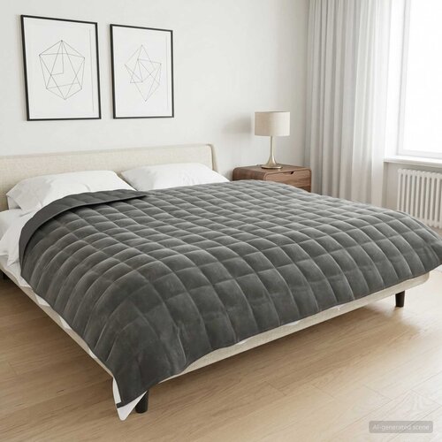  Težak pokrivač Antracit 230 x 220 cm 11 kg 100% Pamuk 205T Slike