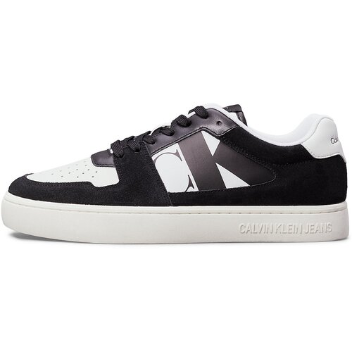 Calvin Klein Jeans Niske tenisice 'CLASSIC HERITAGE' crna / bijela Cene