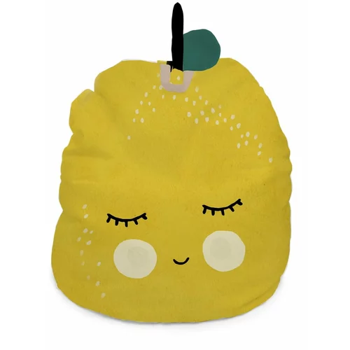 Little Nice Things Rumena otroška vreča za sedenje Lemon - Little Nice Things