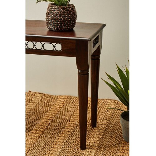 Premier Housewares Pomoćni stol od masivnog ružinog drveta u tamnoj prirodnoj boji 45x120 cm Srina &amp;ndash; Slike