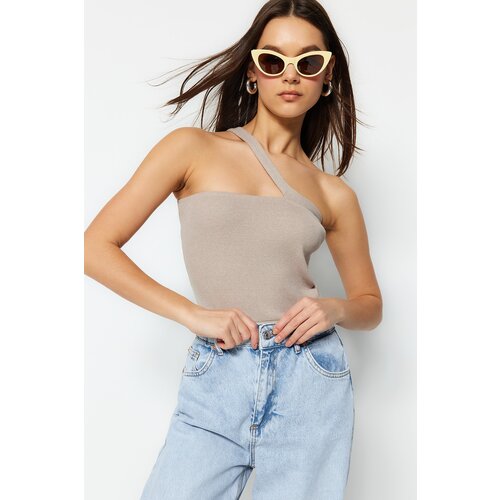 Trendyol Bodysuit - Beige - Fitted Slike