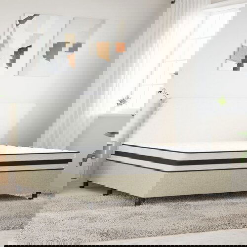 VidaXL Madrac s oprugama bonnell srednji 180 x 200 cm Slike