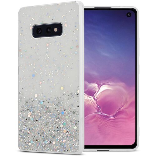 Cadorabo Case, združljiv s Samsungom v prozornem z ble&amp;scaron;čicami - za&amp;scaron;čitnim pokrovom, narejen iz fleksibilnega silikona TPU s penečimi ble&amp;scaron;čicami, (20570589) Slike
