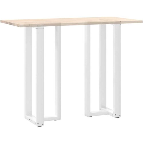  Noge za barski stol T-oblika 2 kom 50x35x(110-111) cm čelik Slike