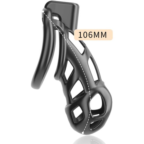 Sevanda Naja-Cobra Chastity Cage Black L Cene
