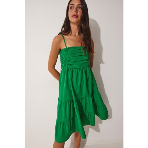 Happiness İstanbul Dress - Green - A-line Slike