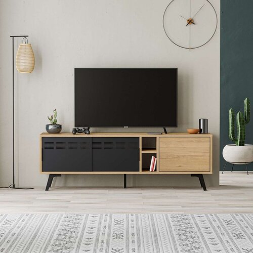 Hanah home lulia - sapphıre, oak sapphireoak tv stand Cene