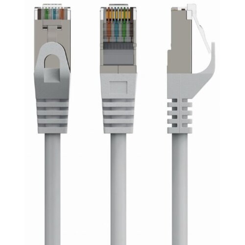 Gembird PP6A-LSZHCU-1M Mrezni kabl, SFTP CAT.6A BAKARNI LSZH Patch cord 1m Grey Cene