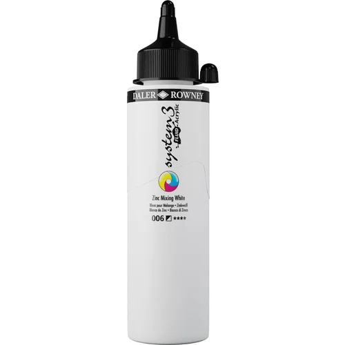 DALER ROWNEY System3 Akrilna boja Zinc Mixing White 250 ml 1 kom