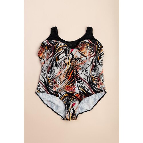 Fenzy Plus Size Kopalke S Potiskom, Rjave Cene
