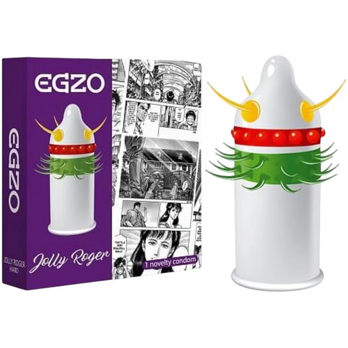 Egzo Jolly Roger Stimulating Condom 1 pc Cene
