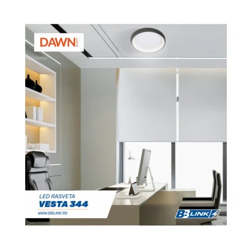 Vesta 344 plafonska svetiljka 32W 3000/4000K crna Slike