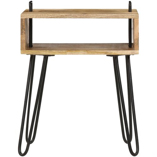 Maison Chic Nočna omarica - Nočna miza - Nočna mizica iz trdnega mangovega lesa 40x34x47 cm, (21686814) Slike