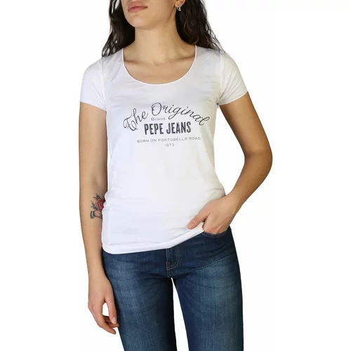Pepe Jeans CAMERON ženska majica PL505146 WHITE