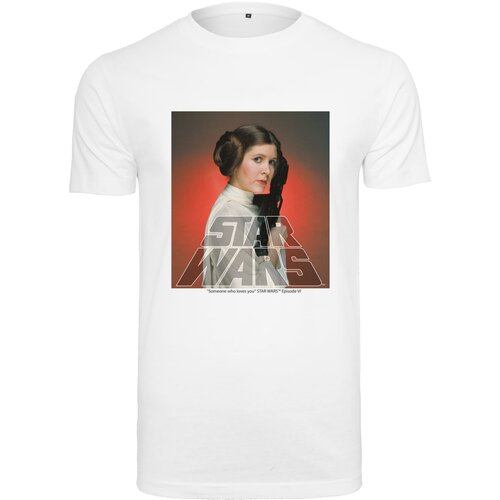 Merchcode Star Wars Princess Leia Tee white Slike