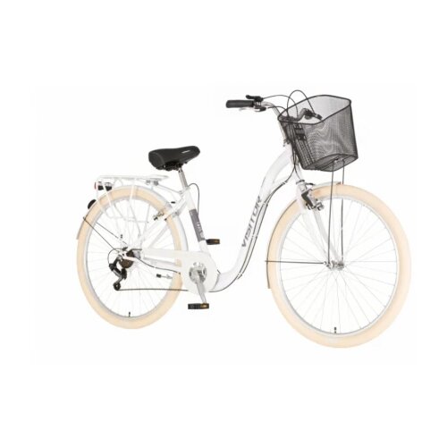 Visitor Bicikl elite 28" belo crni Cene