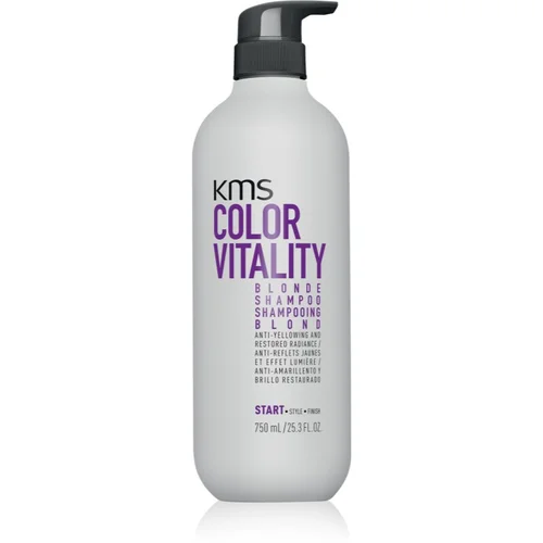 KMS Color Vitality Blonde Shampoo vlažilni šampon za blond lase 750 ml