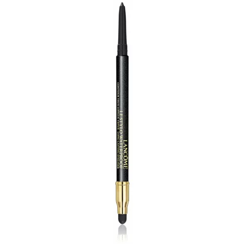 Lancôme Le Stylo Waterproof vodootporna olovka za oči s visokom pigmentacijom nijansa 01 Noir Onyx