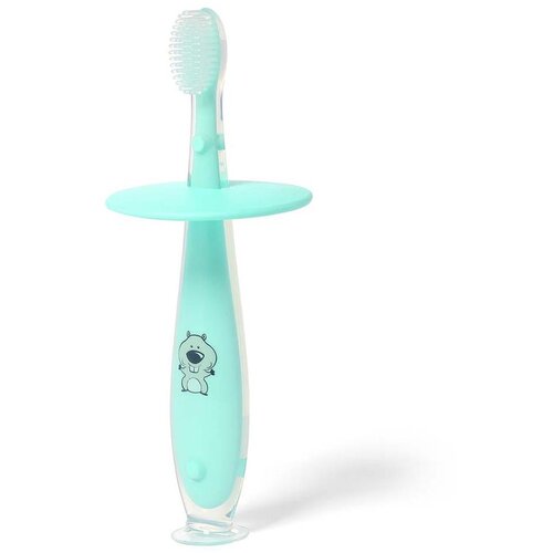 BabyOno Baby četkica za zube s graničnikom 12+ mint Cijene