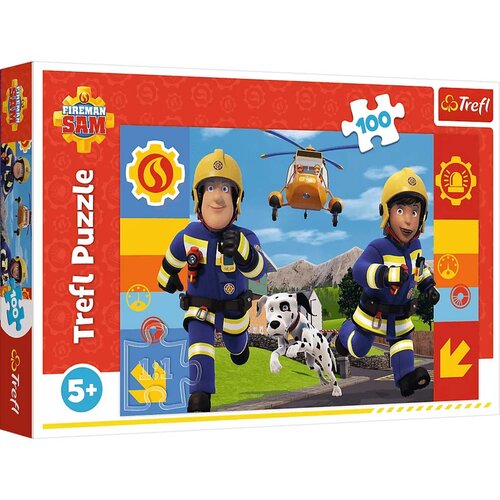 Trefl Vatrogasac Sam puzzle od 100 komada - Slike