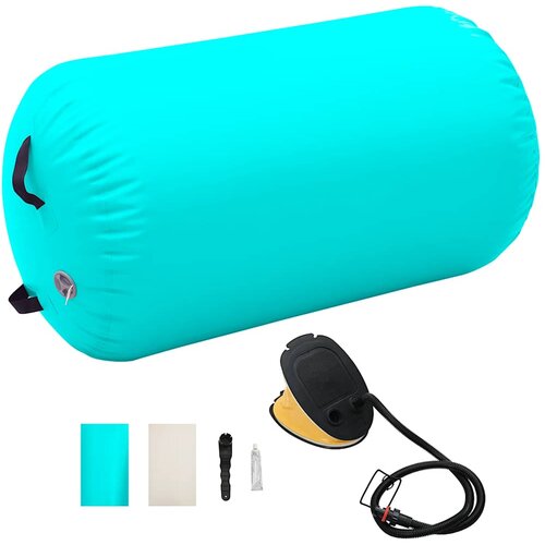  Gimnastički valjak na napuhavanje s crpkom 100x60 cm PVC zeleni Cijene