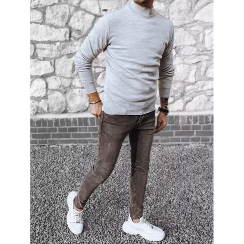 DStreet WX2020 light gray men's sweater Cijene