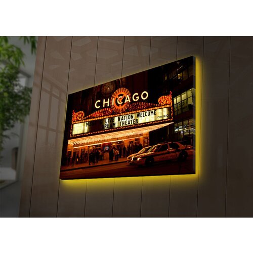 Wallity Slika sa LED osvetljenjem 4570DACT-62, 45x70 cm Cene