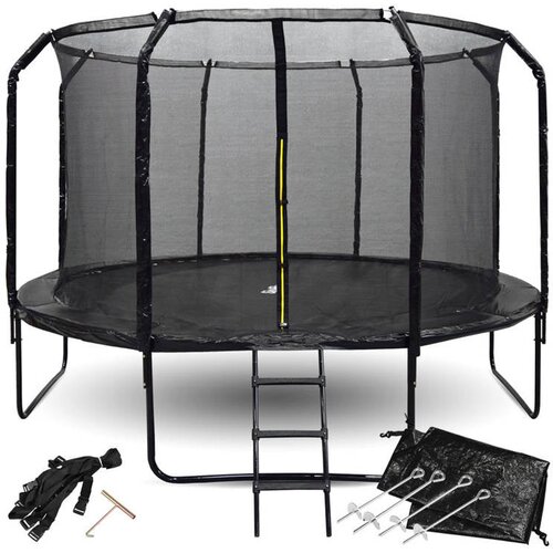 SKYFLYER trampolin črni &ndash; 366 cm Cene