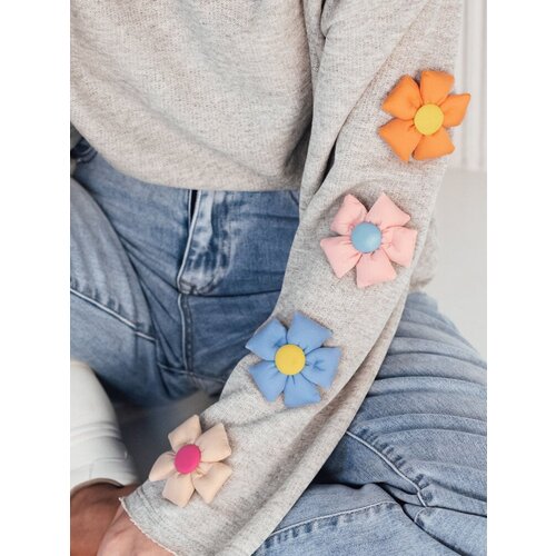 DStreet RAWEL grey women's oversize sweatshirt Cene