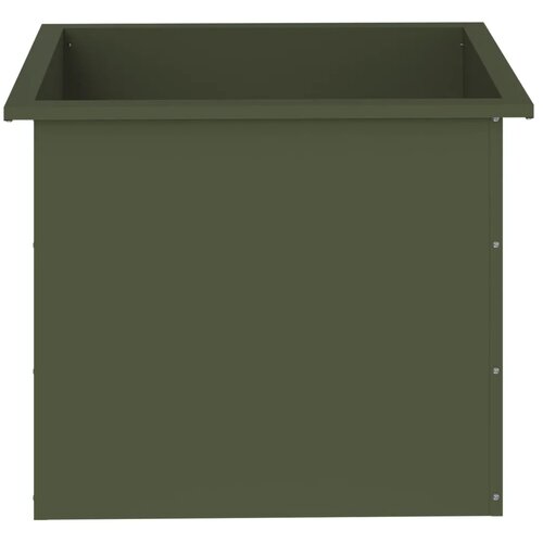  Vrtna posuda za sadnju s LED svjetlom Maslinastozelena - Maslinastozelena 50 x 60 x 48 cm 1 Slike
