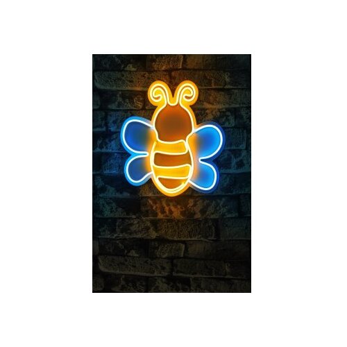 WALLXPERT dekorativna plastična led rasveta maya the bee blue yellow Slike
