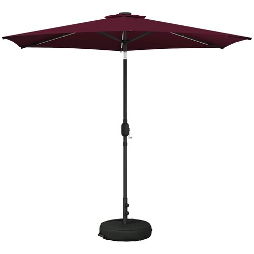vidaXL Zunanje senčilo z LED lučmi 270 x 270 cm Poliester, (5000247907) Cene